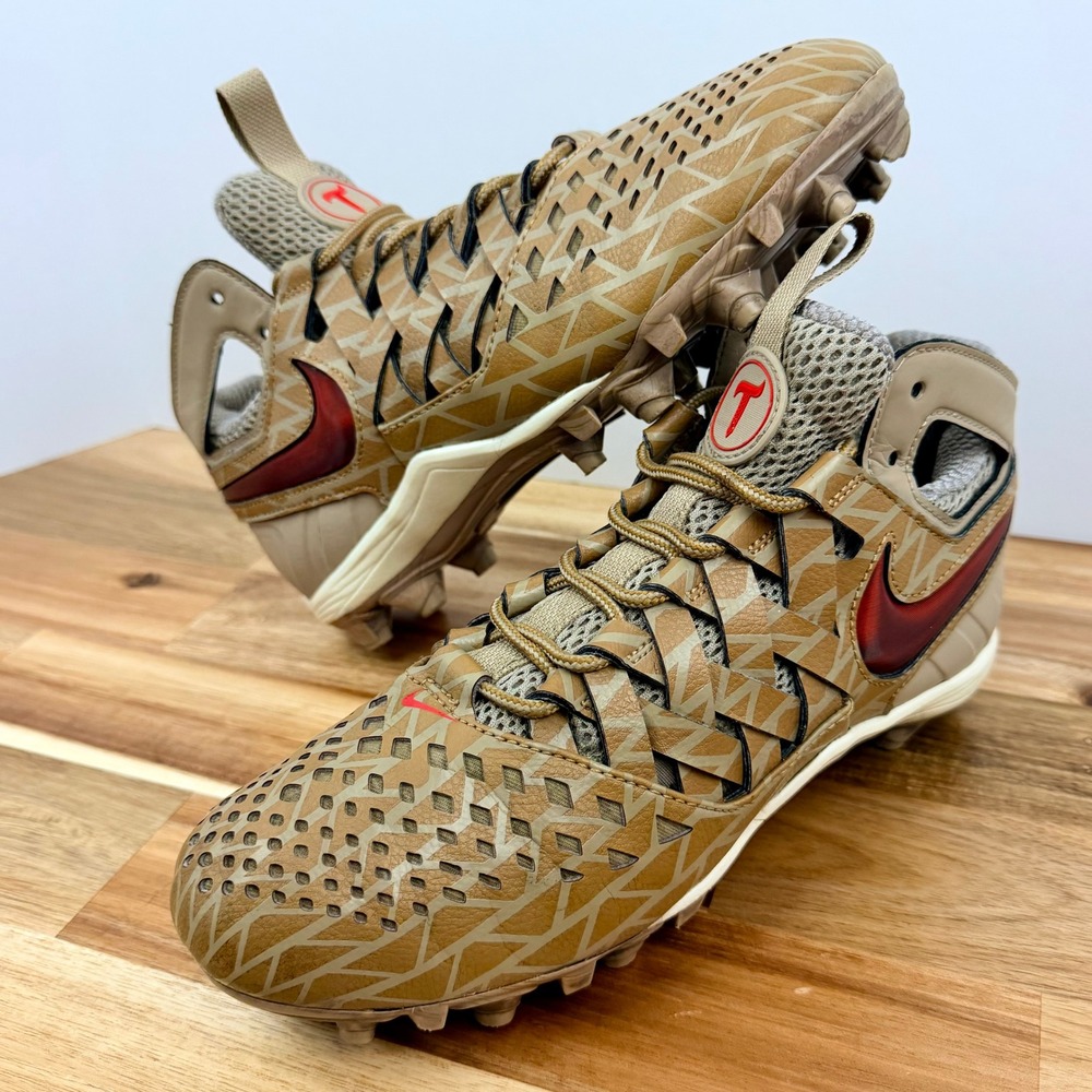 Nike Huarache V LAX Elite Thompson Bros Lacrosse Cleats Sz 7.5 807120 200 - Picture 8 of 8